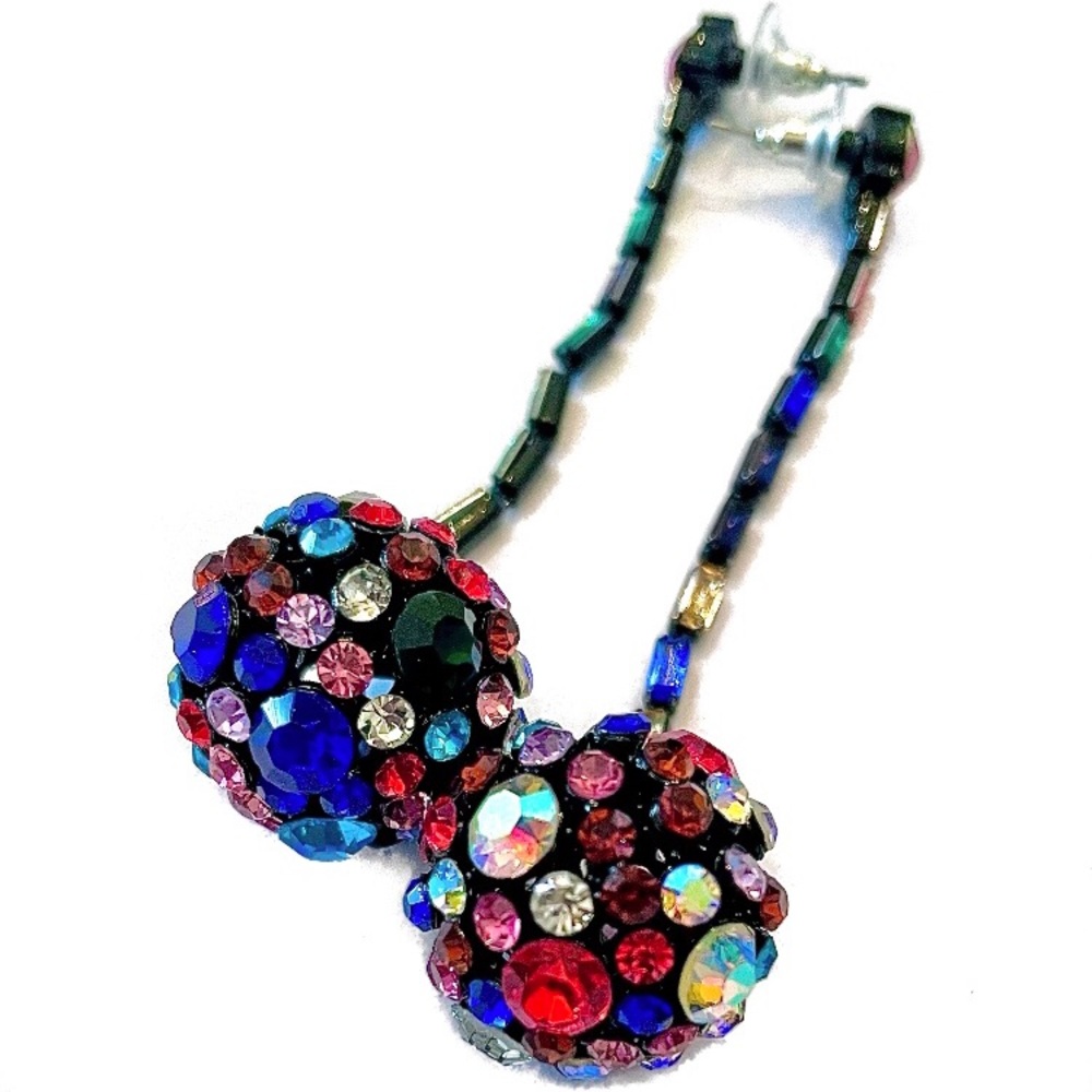 🔮Crystal Ball Drop Earrings!